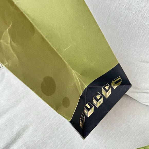 Authentic Gucci Green Gift Box +Jewelry Pouch+Ribbon+paper Bag 11x6.5x4 - Picture 8 of 12